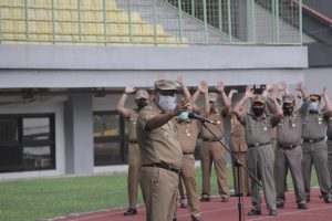 WAKIL WALI KOTA BEKASI PIMPIN APEL