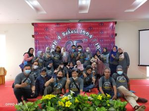 Setelah tertunda di saat pandemi‘’25 Thn Aniversary Celebrate’’ Alumni SMP 4 Kota Bekasi angkatan 94/95 akhirnya dapat di gelar