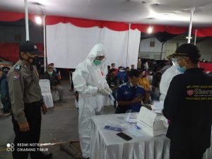 622 Pemudik Yang Balik Dari Kampung Halaman Di Tes Sweb Petugas