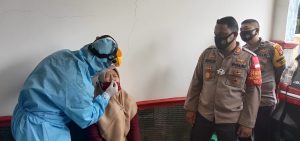 Tiga Pilar Lakukan Tes Antigen Pada Warga Yang Pulang Dari Luar Daerah