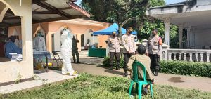 Ketua RT Dan Keluarga Terpapar Covid 19, Warga Satu RT Di lakukan Sweb Antigen