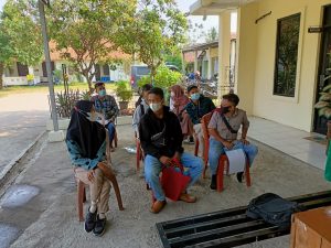 Putus Mata Rantai Covid 19, 20 Pekerja Tani Di Sweb Petugas Polsek Pebayuran