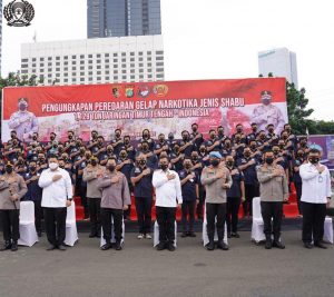 Ditjenpas Keragaman Dengan Polda Metro Jaya Gagalkan Peredaran 1.129 Ton Sabu Jaringan Internasional