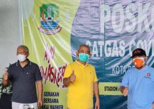 Bertemu di Stadion,Wali Kota dan Tokoh Masyarakat Bekasi Bahas Penanganan Covid-19