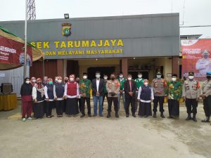 Polsek Tarumajaya Gandeng Lintas Agama Lakukan Vaksinasi Masal