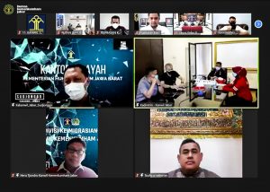 Lapas cikarang ikuti arahan kakanwil jabar soal kebijakan PPKM darurat secara virtual