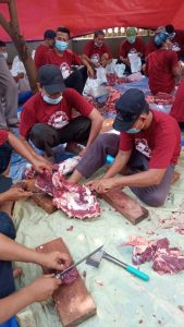 7 Ekor Sapi Dan 9 Ekor Kambing Di Kurban Warga Kampung Bulu Tambun