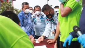 Warga Binaan Pemasyarakatan Lapas Cikarang Di Lakukan Vaksinasi Covid 19