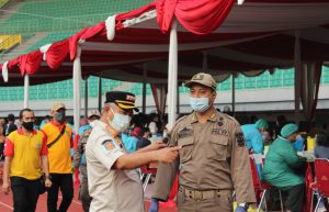 TERBAGI 2 SESI, PELAKSANAAN SERBUAN 25.000 VAKSIN BERJALAN TERTIB DAN TERATUR