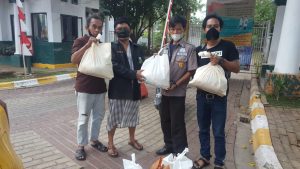 Bermodalkan Urunan Aliansi Ormas Bekasi Berikan 200 Paket Sembako