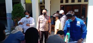 Polsek Medansatria Kembali Lakukan Vaksinasi Pada Warga Kelurahan Pejuang