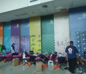 Sambut Hari Jadi Ke 76, PMI Cabang Kota Bekasi Bersama Pemerintah Kota Bekasi Gelar Donor Darah