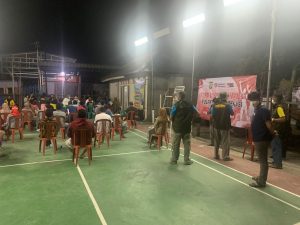 Warga Tambelang Dapatkan Vaksinasi Dari Sat Reskrim Polres Metro Bekasi
