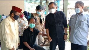 Ratusan Orang Dalam Gejala Dan Penyandang Desabilitas Kecamatan Sukatani Di Vaksin