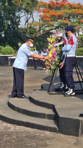 Lapas Cikarang Ikuti Upacara Tabur Bunga Dalam Rangka Peringatan Hari Dharma Karyadhika