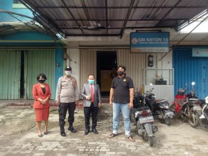 Polsek Babelan Amankan Giat Ibadah Natal 2021