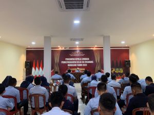 Kalapas Kelas IIA Cikarang Beri Penguatan Petugas Di Awal Tahun 2022