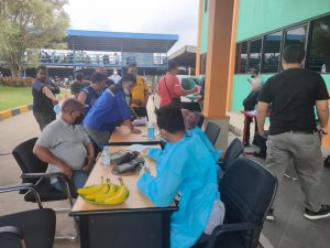 Setuan Intelkam Polres Metro Bekasi Buka Gerai Vaksinasi Merdeka Booster Berani
