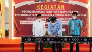 DirjenPAS Resmikan Kampung Bersinar Jalin Kesepakatan dengan Mitra di Lapas Pemuda Tangerang