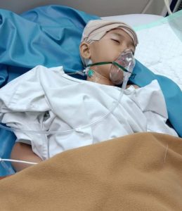 Jadi Korban Laka, Anak Di Kabupaten Bekasi Butuh Biaya Operasi Otak