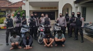 Patroli Perintis Presisi Polres Metro Bekasi Tangkap Dua Pelaku Curanmor Dan Dua Pemuda Diduga Geng Motor