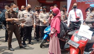 Polres Metro Bekasi Gebyar Expo Virtual Barang Bukti 2022