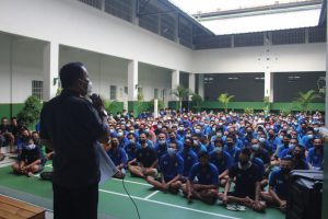Kalapas Cikarang Sosialisasikan Permenkumham No 7 Tahun 2022 Pada Warga Binaan