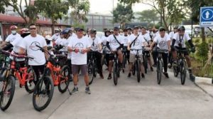 Rangkaian Hari Bakti Masyarakat Ke 58 Lapas Kelas IIA Cikarang Laksanakan Giat Funbike