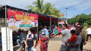 1.560 Warga Dapatkan Vaksinasi Dari Sat Intelkam Polres Metro Bekasi