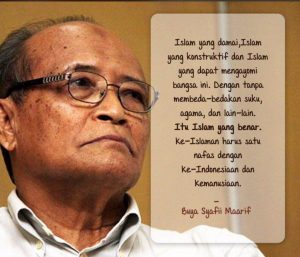 Potret Kedekatan Puan dan Buya Syafii