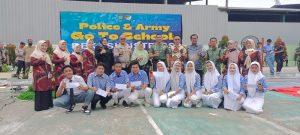 Police dan Army Go To School Kembali Di Helat Di Sekolah Kejuruan