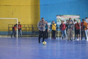 Kapolres Metro Bekasi Buka Turnamen Futsal Sambut Bhayangkara 76