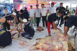 Lapas Kelas IIA Cikarang Lakukan Penyembelihan Hewan Qurban Hari Raya Idul Adha 1443 H