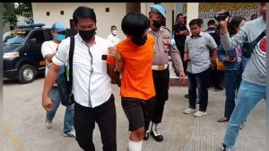 Kenzi Pelaku Siram Air Keras Terhadap Anak Istri, dan Mertuanya Diringkus Polisi