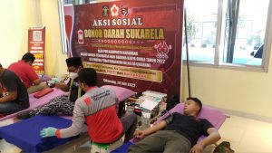 Lapas Cikarang Beraksi Donorkan Darah Secara Sukarela