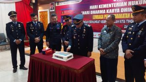 Syukuran hari Kemenkumham, lapas cikarang rayakan HDKD ke 77