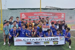 Pokja Wartawan Polres Metro Bekasi Sukses Digelar Turnamen Mini Soccer