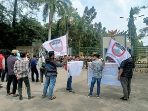 Tutup Pintu Masukan Pemkab KAMI Demo Tuntut Oknum satpol PP Di Tindak