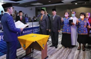 Pj Bupati Bekasi Rotasi dan Mutasi Dua Pejabat PTP dan 351 Jabatan Fungsional