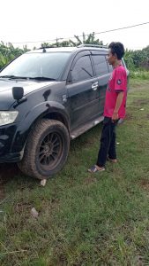 Parkir Di Belakang Rumah Spion Mobil Pajero Jadi Sasaran Empat Pelaku Kejahatan