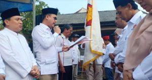 Pengukuhan PAC Gerindra Cabangbungin Dihadiri Pensiun ASN Kabupaten Bekasi