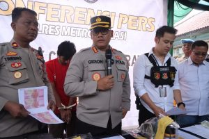 Satreskrim Polsek Cikarang barat menangkap 2 orang pelaku curanmor