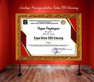 Gunakan Cash Management System (CMS) Lapas Cikarang dapat peringkat 10 dari 720 UPT Pemasyarakatan