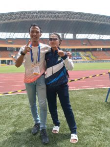 NPCI kabupaten Bekasi Kembali Raih Emas Cabang Olahraga Atletik Lompat Tinggi Putri