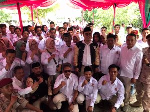 Pelantikan PAC Gerindra Bojongmangu Didominasi Kaum Ibu dan Milenial