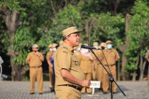 Tri Adhianto Evaluasi Perumda Tirta Patriot serta tunjuk Plt. Dirut Perumda Tirta Patriot