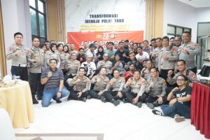 Hut Polda Metro Jaya ke – 73, Polres Metro Bekasi gelar Tasyakuran Bersama Insan Pers