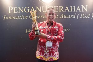 Pemkot Bekasi Raih Penghargaan Kota Terinovatif di Ajang Innovative Government Award 2022