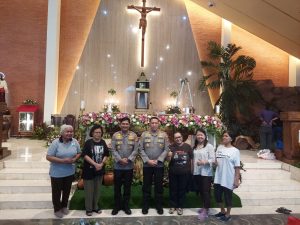 Kabidhumas Polda Metro Jaya Monitoring Pengamanan Gereja Jelang Natal