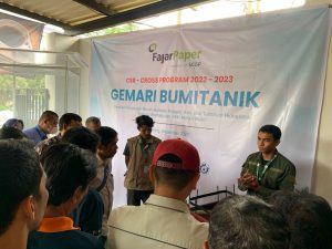 Fajar Paper Agendakan Gemar Bumitanik Bagi Karyawan dan Masyarakat Desa Terpilih